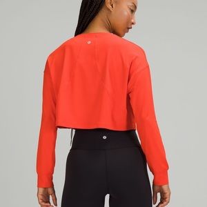 Autumn Red Muscle Long Sleeve Lululemon